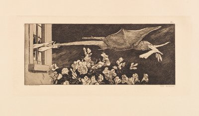 Opus VI ، من إعادة صياغة حول العثور على قفاز ، 1881. بواسطة ماكس كلنجر