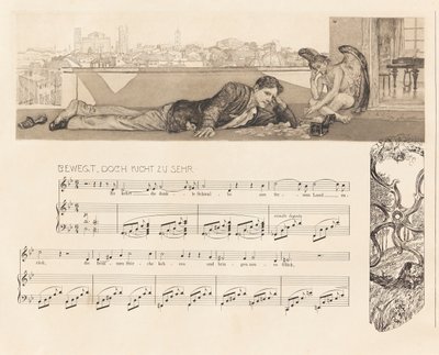 Opus XII ، برامز فانتسي ، 1894. بواسطة ماكس كلنجر
