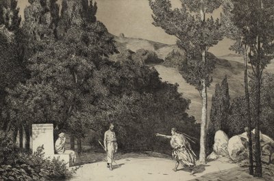 Pyramus and Thisbe II من سلسلة Opus II ، 1879 بواسطة ماكس كلنجر