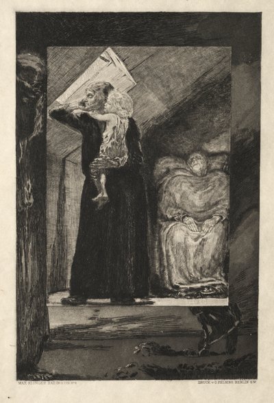 Vom Tode I ، (Opus II ، 1889) No. 9 بواسطة ماكس كلنجر