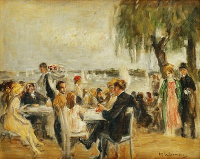 جاردن كافيه على إلبه ، 1902 بواسطة ماكس ليبرمان