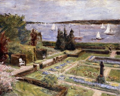حديقة عائلة Arnhold عند نهر Wansee ؛ Wannseegarten der Familie Arnhold ، 1911 بواسطة ماكس ليبرمان