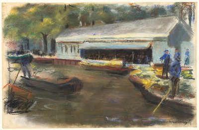 Gemusemarkt في دلفت ، 1907 بواسطة ماكس ليبرمان
