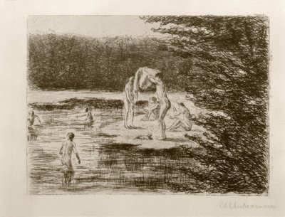 M.Liebermann ، الاستحمام الأولاد بواسطة ماكس ليبرمان