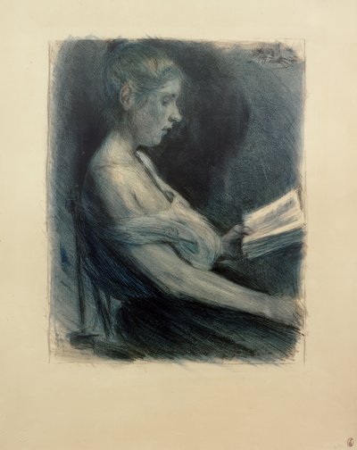 M.Liebermann ، قراءة الفتاة بواسطة ماكس ليبرمان
