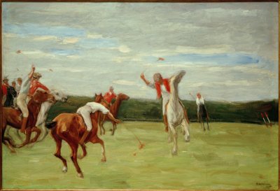 Polospieler في حديقة Jenischs بواسطة ماكس ليبرمان