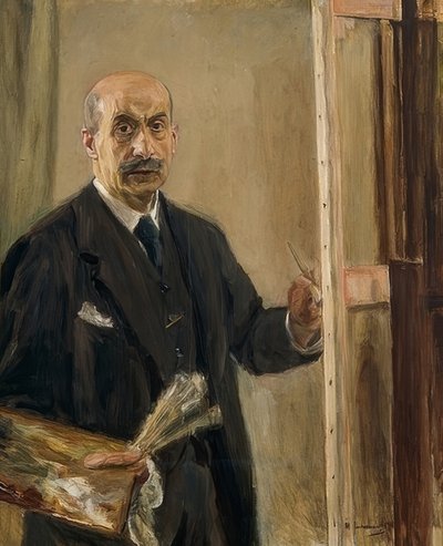 صورة ذاتية في الحامل. 1916 بواسطة ماكس ليبرمان