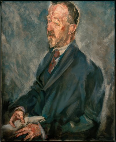 ماكس أوبنهايمر، "هاينريش مان" / Huile sur toile، 1912 بواسطة ماكس أوبنهايمر