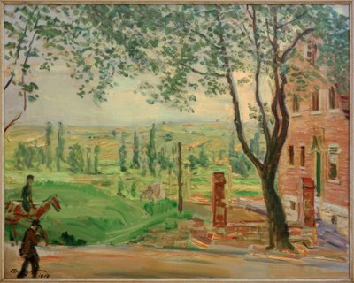 M.Slevogt ، Red House on Landauer Strasse in Godramstein بواسطة ماكس Slevogt
