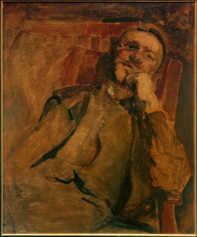صورة ذاتية على الكرسي بواسطة ماكس Slevogt