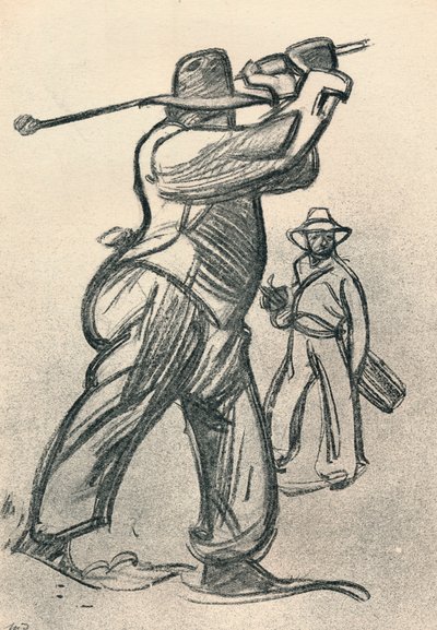 لاعب الجولف ، c1920 ، 1923 بواسطة ماكسيم بيير جول ديثوماس