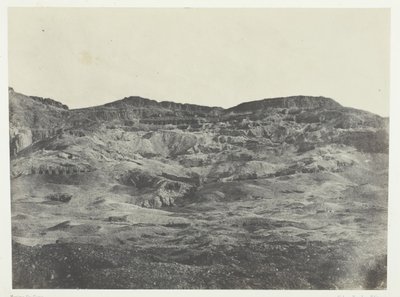 جورنه ، مقبرة طيبة ، طيبة ، 184951 ، طبعت عام 1852. بواسطة ماكسيم دو كامب