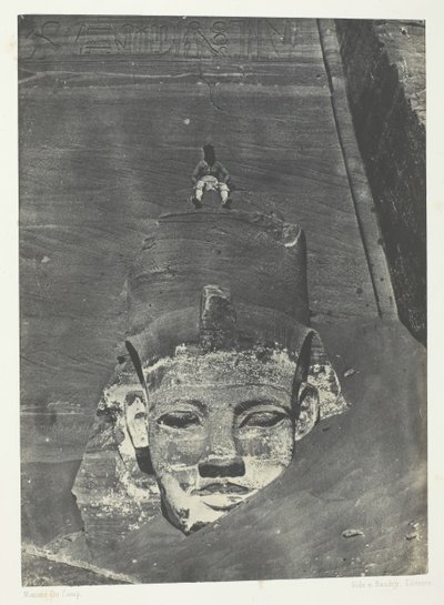 إبسامبول ، العملاق الغربي لسبيوس دي فريه ، النوبة ، 184951 ، طُبع عام 1852. بواسطة ماكسيم دو كامب