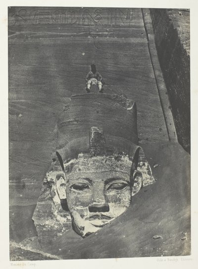 إبسامبول، كولوس أوكسيدنتال دو سبيوس دي فريه؛ النوبة، لوحة 107 من ألبوم "مصر والنوبة وفلسطين وسوريا" (1852) بواسطة ماكسيم دو كامب