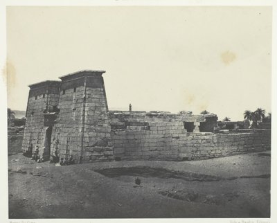 الكرنك ، معبد خونس ، طيبة ، 184951 ، طبع عام 1852. بواسطة ماكسيم دو كامب