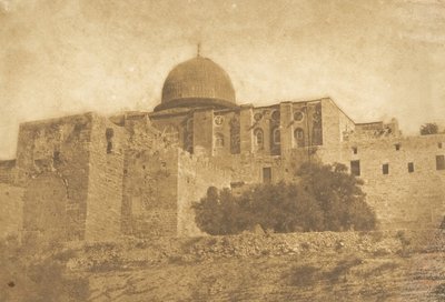 Koubbé-Nébi-Monça - قبة موسى في القدس ، أغسطس ١٨٥٠. بواسطة ماكسيم دو كامب