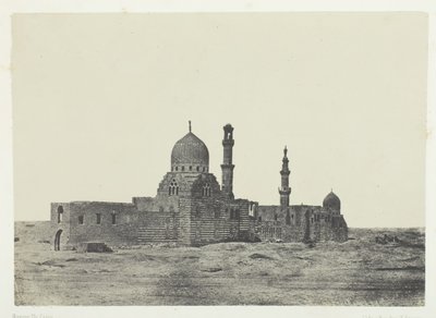 مسجد وضريح الأيوبيين ، لو كير ، 184951 ، طبعت عام 1852. بواسطة ماكسيم دو كامب