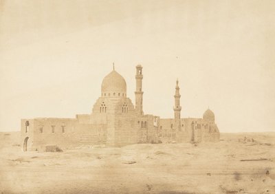 مسجد وضريح الأيوبيين ، بالقاهرة ، ديسمبر ١٨٤٩- يناير ١٨٥٠. بواسطة ماكسيم دو كامب