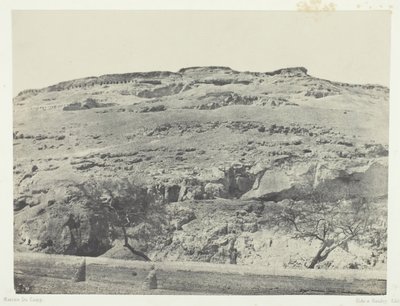 مقبرة ليكوبوليس القديمة ، صعيد مصر ، 184951 ، طبعت عام 1852. بواسطة ماكسيم دو كامب