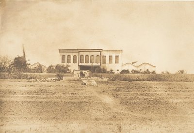 قصر محميت علي ، في إسني ، 1849-50. بواسطة ماكسيم دو كامب