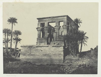 معبد هيبر ، فيلو ، نوبي ، 184951 ، طُبع عام 1852. بواسطة ماكسيم دو كامب
