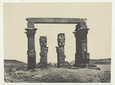 تمبل دي كارداسي ، نوبي ، 184951 ، طُبع عام 1852. بواسطة ماكسيم دو كامب