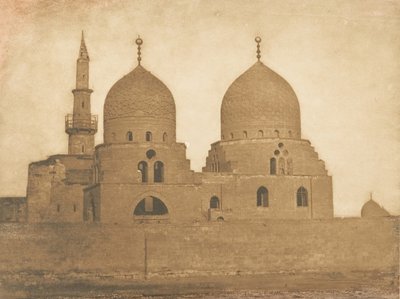 ضريح السلطان الجوري بالقاهرة ، ديسمبر ١٨٤٩- يناير ١٨٥٠. بواسطة ماكسيم دو كامب