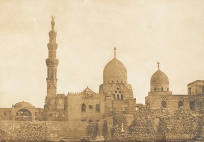 ضريح السلطان كايت باي بالقاهرة ، ديسمبر ١٨٤٩- يناير ١٨٥٠. بواسطة ماكسيم دو كامب