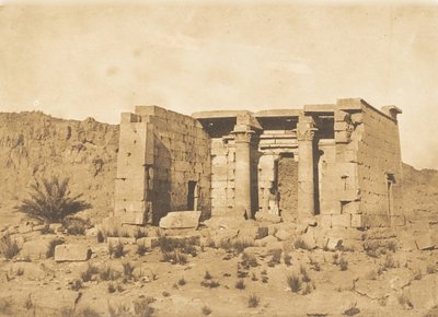 منظر لمعبد طافح تافيس ، ٩ أبريل ١٨٥٠. بواسطة ماكسيم دو كامب