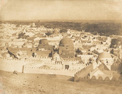 منظر عام لمقبرة سيوت ، 1849-50. بواسطة ماكسيم دو كامب