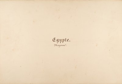 مصر ، النوبة ، سوريا: مناظر طبيعية وآثار ، 1849-50. بواسطة ماكسيم دو كامب