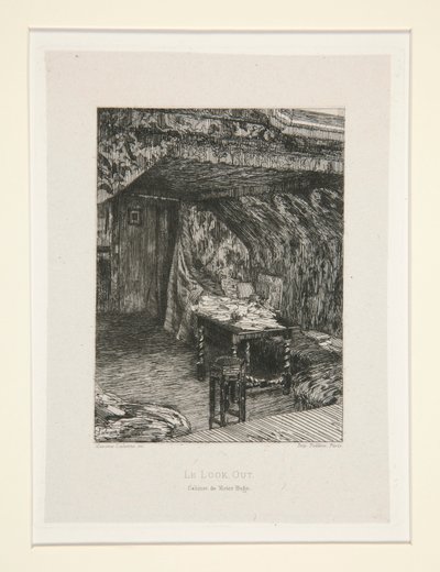 Le lookout ، خزانة de Victor Hugo (The Look-Out ، مكتب فيكتور هوغو) ، رر. 9 من جناح Chez Victor Hugo (Victor Hugo بواسطة مكسيم لالان