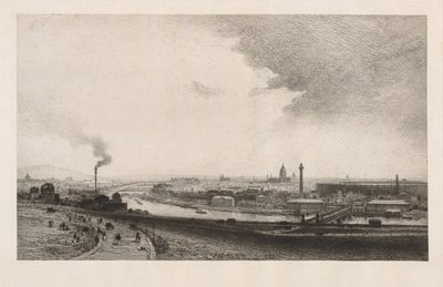 باريس عام 1867 ، منظر من تروكاديرو بواسطة مكسيم لالان