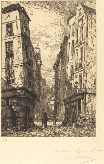 Rue des Marmousets (حي المدينة ، باريس القديمة) بواسطة مكسيم لالان
