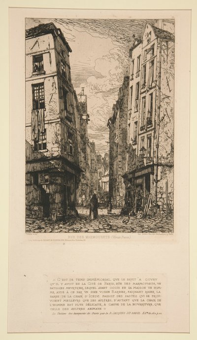 Rue des Marmousets (باريس القديمة) بواسطة مكسيم لالان