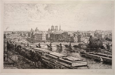 منظر من متحف اللوفر ، 1882. بواسطة مكسيم لالان