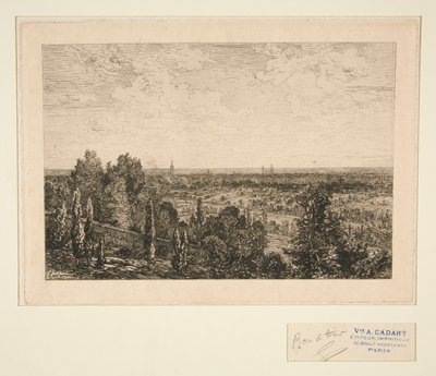 Vue de Paris (منظر لباريس) بواسطة مكسيم لالان