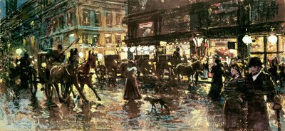 ال Ringstrasse في الليل ، فيينا بواسطة ماكسيميليان لينز