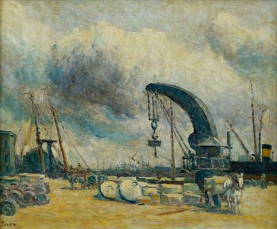 الميناء ، Quai a Schiedamm ، 1907 بواسطة ماكسيميلين لوس