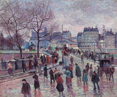 باريس ، Le Pont de l "Archeveche ، 1896 بواسطة ماكسيميلين لوس