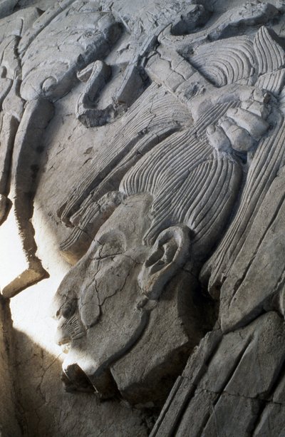 تخفيف الهرم ، أواخر العصر الكلاسيكي (600-900 م) (الجص) بواسطة Mayan
