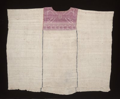 Cofradia huipil ، على الأرجح حوالي عام 1875 (قطن ، حرير) بواسطة المايا المايا