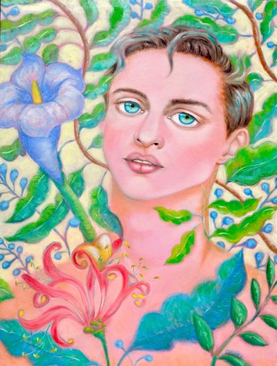 Mardi, 2021 (oil on canvas) بواسطة مايلي كريستي