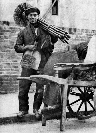 اكتساح المدخنة ، لندن ، 1926-1927. بواسطة ماكليش