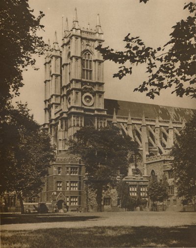 تحت Elms in Deans Yard في يوم يوليو ، c1935. بواسطة ماكليش