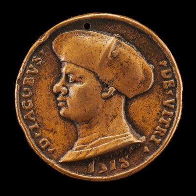 جاك دي فيتري لا ليير ، توفي عام 1515 ، كانون ، عميدًا ومستشارًا [الوجه] ، 1518. بواسطة الحاصل على ميدالية عام 1518