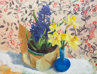 زهور الربيع (من الداخل)، 2015 (زيت على قماش) بواسطة ميغان ويليامسون