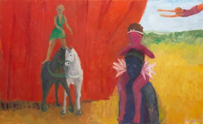 ثلاثة، اثنان، واحد، 2019 (زيت على قماش) بواسطة ميغان ويليامسون