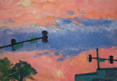 بدون عنوان (سلسلة السماء)، 2021 (زيت على قماش) بواسطة ميغان ويليامسون