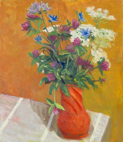 زهور برية، 2017 (زيت على قماش) بواسطة ميغان ويليامسون